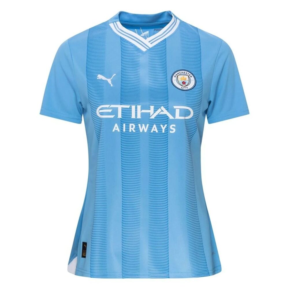 Puma Manchester City FC Home Jersey 2023/24 Women's Medium 770440 01 Blue NEW